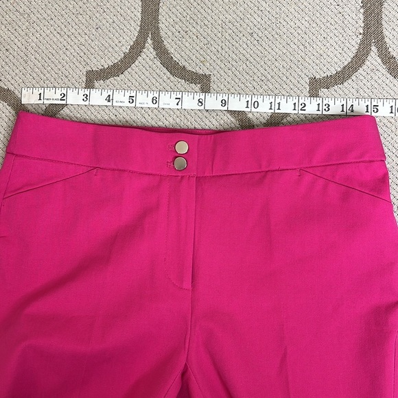Chico’s Women's secret stretch straight leg Pink Pants, size : 00/ 2 - Picture 9 of 17